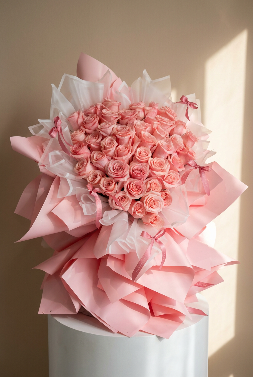 Pink Issue- Heart Bouquet
