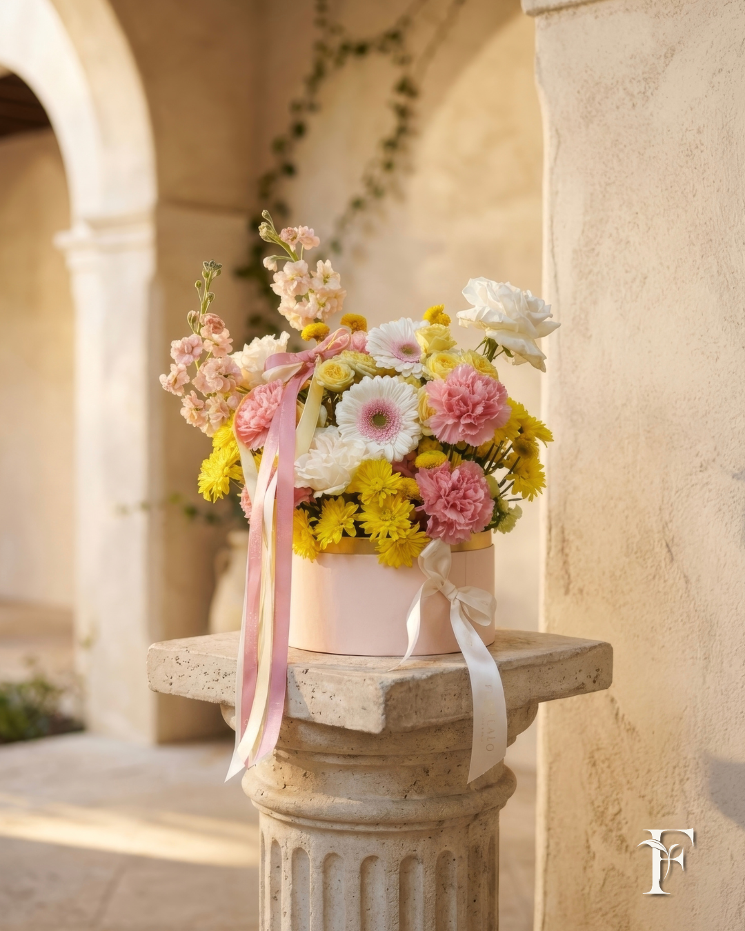 luxury spring floral arrangement by Miami Florist Floréalo